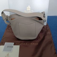MAURO GOVERNNA パイソンレザー ハンドバッグ - メルカリ