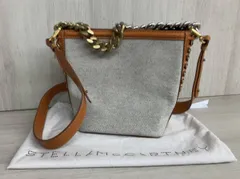 STELLA McCARTNEY ステラマッカートニー 2way ショルダーバッグ [7B0033 WP0200] キャンバス×レザー チェーン イタリア製 保存袋付き