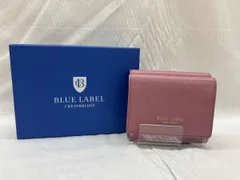 BLUE LABEL CRESTBRIDGE ブルーレーベルクレストブリッジ　二つ折り財布　ピンク