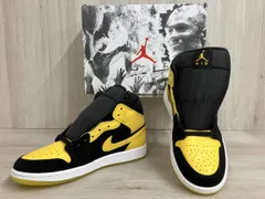 NIKE HJ6654-071 スニ-カ- AIR JORDAN 1 MID SE イエロー ブラック 26cm