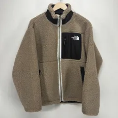 ザノースフェイス リバーシブルフリースボアジャケット(キャメル/Ｌ)