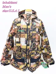 インハビタント メンズ スノーボードジャケット iNU JACKET アイヌジャケット L マルチ IH6720T35 スポーツ R2511-228