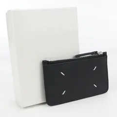 Maison Margiela  メゾンマルジェラ カードホルダー ウォレット 4ステッチ SA1VX0008P4745T8013 コインケース レザー【中古】 ユニセックス