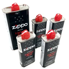 Zippo ジッポ ライター用 オイル缶 355ml 133ml 5点セット 残量1~8割程度【PF-481】
