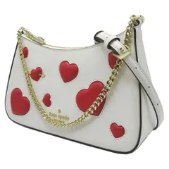 【新品】ケイトスペード KK221 100 (メレンゲ×マルチ) バッグ ショルダーバッグ kate spade NEW YORK MADISON レザー ハート ミディアム クロスボディ 2WAY 斜め掛け アウトレット レディース