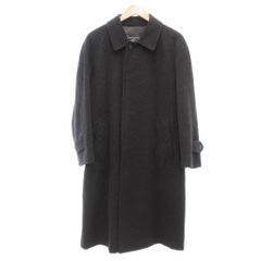 【中古】バーバリーズ Burberrys ヴィンテージ ステンカラーコート カシミヤ メルトン ロング丈 グレー /JS ■GY18 バーバリーズ Burberrys ヴィンテージ ステンカラーコート カシミヤ