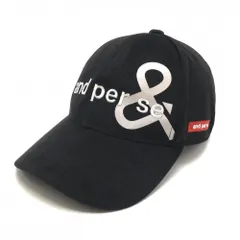 アンパスィ キャップ 黒 コーデュロイ F  ゴルフウェア and per se