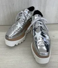 STELLA McCARTNEY ステラ・マッカートニー 厚底スニーカー メタリックスター スニーカー 36