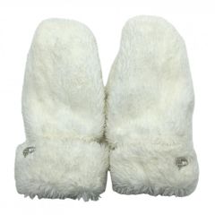 [Excellent Condition] BEAMS GOLF Fur Gloves, White Mittens, Fleece Lined, Women's Golf Wear
