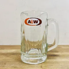 アメリカ ヴィンテージ A＆W ビアグラス 80s 90s アメリカン雑貨 グラス USA 店舗備品 インテリア【B5129】
