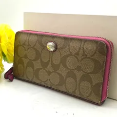 コーチ 長財布シグネチャー ラウンド カード 札入れ FY229