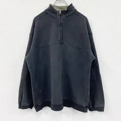 古着 used Columbia コロンビア ハーフジップスウェット/トレーナー 黒 ブラック Lサイズ