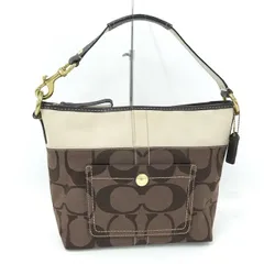 COACH ワンショルダーバッグ シグネチャー キャンバス ブラウン系 11957
