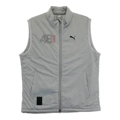 サイズ：M PUMA GOLF プーマゴルフ  中綿ベスト  グレー系 [240101572564] ゴルフウェア メンズ ストスト