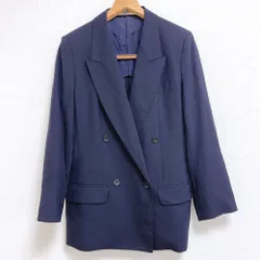 ダックス DAKS ジャケット ダブルボタン 背抜き 紺 7ARサイズ 964832のサムネイル