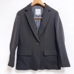 アナトリエ anatelier ジャケット シングルボタン 無地 黒 36サイズ 964841のサムネイル