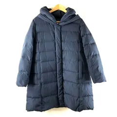 コルディア CORDIER コート ダウン ロング フード付き ポケット付き ネイビー 2サイズ 975978