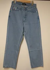 XLARGE SONIC THE HEDGEHOG SEGA エクストララージ ソニック コラボ セガ ジーンズ デニム ブランド ロゴ 刺繍 30インチ ライトブルー