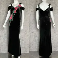 TADASHI SHOJI タダシショウジ　ロングドレス　カクテルドレス TADASHI SHOJI タダシ ショウジ ホワイト☓ブラックサイドレースロング