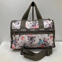 6548 LeSportsac レスポートサック 花柄２wayバッグ　ボストンバック　旅行用　ミニボストン　カジュアル　シンプル　マザーズバック　総柄　バード