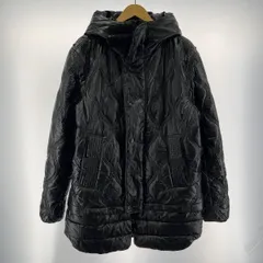 【中古】DIESEL ダウンジャケット サイズM ブラック△左ポケットボタン破損 ディーゼル[19]