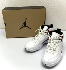 【箱あり】NIKE スニーカー /エア ジョーダン12／レッドメタリック/ 27センチ / ホワイト