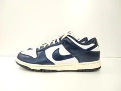 美品 NIKE ナイキ Women's Dunk Low PRM ウィメンズ ダンク ロー PRM FN7197-100 スニーカー 29 ホワイト ミッドナイトネイビー 通年