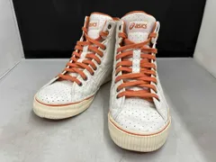 ASICS ／ アシックス ／ DOUBLE CLUTCH ／ スニーカー ／ サイズ25.0㎝ ／ ホワイト ／ オレンジ