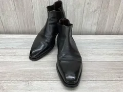 Corthay／サイドゴアショートブーツ／ブラック／24.5相当