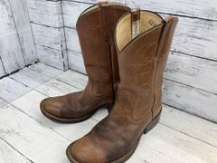 FRYE フライ ウエスタンブーツ ペコス USA製 ブラウン US7.5D - メルカリ