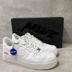 NIKE × Supreme AIR FORCE 1 LOW SP エアフォースワンロウ ホワイト レッド サイズ26 箱有り ナイキ×シュプリーム