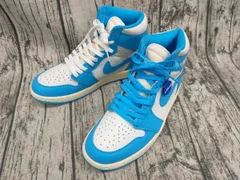 NIKE AIR JORDAN 1 RETRO HIGH OG UNC ナイキ エア ジョーダン 1 レトロ スニーカー ホワイト 27.5cm 鑑定済