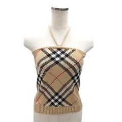 【新品】バーバリーブルーレーベル ベアトップ・チューブトップ 新品】バーバリーブルーレーベル ベアトップ・チューブトップ