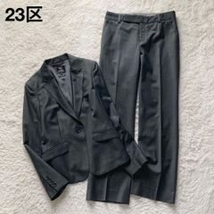 23区 グレー ストライプ ビジネススーツ Mサイズ相当 - メルカリ