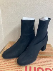 F-017-14【新品未使用】ユニクロ　ストレッチショートブーツ　黒　26cm