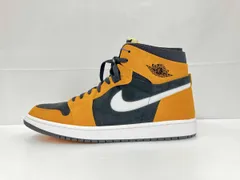 美品 NIKE ナイキ AIR JORDAN 1 HIGH ZOOM エアジョーダン1ハイ ズーム CT0978-002 スニーカー 32 モナークオレンジ ブラック 通年