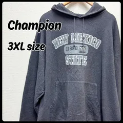 Champion トップス パーカー グレー 3XLサイズ 古着 メンズ