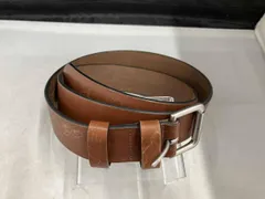 POLO RARPH LAUREN/レザーベルト/38/95/ブラウン/405761941/ラルフローレン/made in India