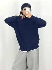L ポロ ゴルフ ネイビー ジップアップ Calvin Klein CK9803