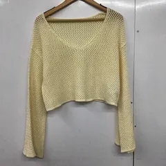 LOWRYS FARM ローリーズファーム カットソー 長袖 長袖カットソー 鍵網ニット Vネックのサムネイル