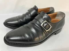 SCOTCH GRAIN スコッチ グレイン モンクストラップ 0137 ドレスシューズ ビジネスシューズ ブラック 黒 24.5cm