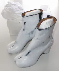 maison margiela マルジェラ 足袋ブーツ tabi size36 ホワイト ペイント