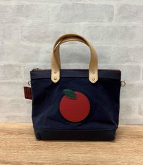 使用感なし】Ajew / familiar リンゴ型小物入れとストラップセット