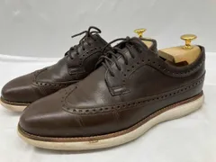 REAGAL リーガル　レザーシューズ　ウィングチップ ダークブラウン　メンズ　シューキーパー付き　サイズ24.5cm