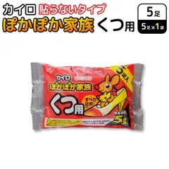 アイリスオーヤマ ぽかぽか家族 くつ専用 すべり止め付 カイロ 5足入 使い捨てカイロ 防寒対策 冷え性 靴 滑り止め付 くつに入れるタイプ