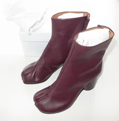 maison margiela マルジェラ 足袋ブーツ バーガンディ tabi size35 8cm RECICLA