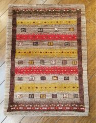 在庫一掃セール】カシュガイ ギャッベ ウール100% 251×180cm - メルカリ