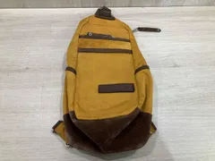 通年 MASTER PIECE マスターピース ボディバッグ ナイロンバッグ レザーバッグ マスタード