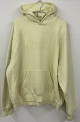 FEAR OF GOD ESSENTIALS エッセンシャルズ　裏起毛パーカーメンズXL 薄イエロー