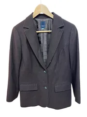 Z1617 【美品】KEITH キース　テーラードジャケット　ウール　ブラウン　レディース　サイズ42